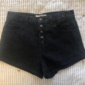 Hollister black shorts size 5